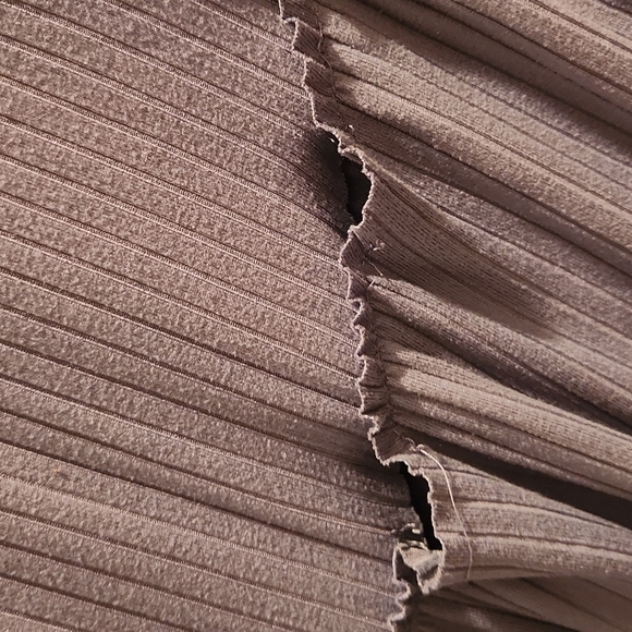 Velvet torch purple's blue dress XL torn at a seam - Picture 3 of 4